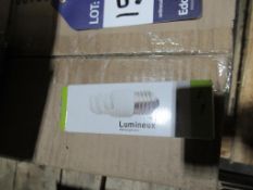 300 x Lumineux 9W Mini Spiral ES Base 2700K 220-240V OEM Trade Price £740