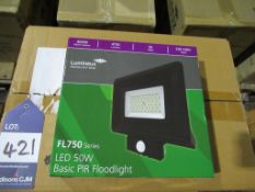 20 x LED 50W PIR Floodlight 4000K 220-240V OEM Trade Price £1180