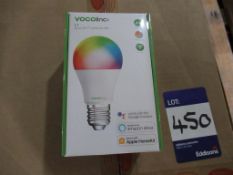 40 x TruSmart LED VOCOLinc L1 6 watt Bulb E27 Base Multi-Colour RGB IP67. Can be controlled