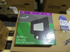 20 x LED 50W PIR Floodlight 4000K 220-240V OEM Trade Price £1180