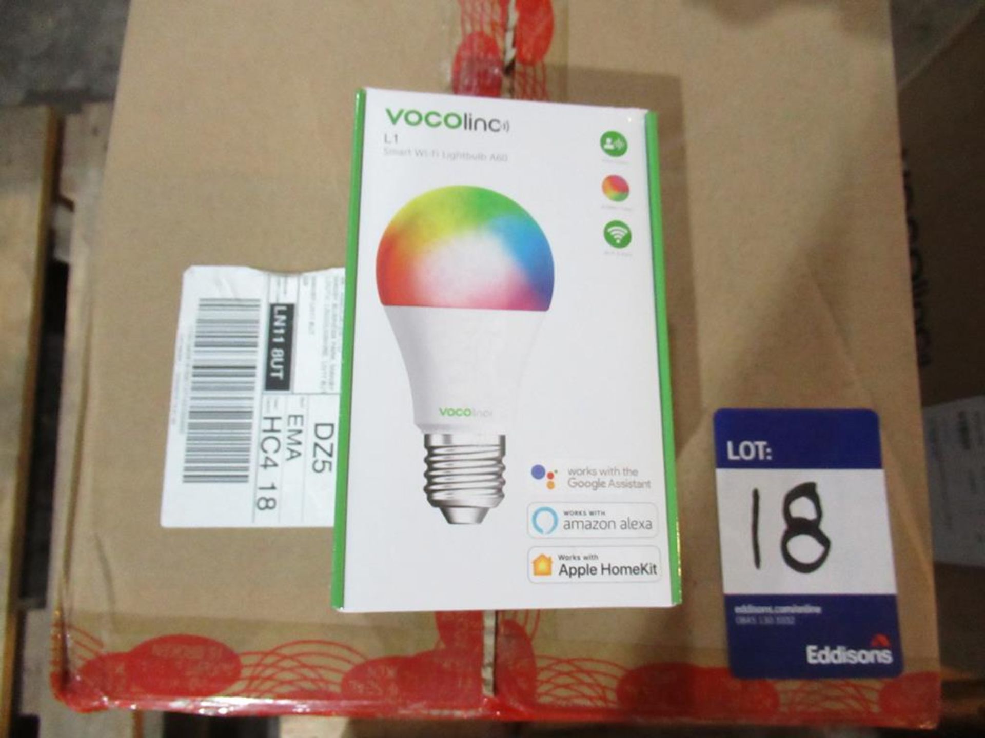 40 x TruSmart LED VOCOLinc L1 6 watt Bulb E27 Base Multi-Colour RGB IP67. Can be controlled