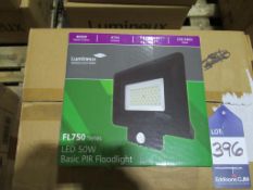 20 x LED 50W PIR Floodlight 4000K 220-240V OEM Trade Price £1180