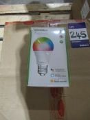 40 x TruSmart LED VOCOLinc L1 6 watt Bulb E27 Base Multi-Colour RGB IP67. Can be controlled