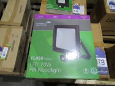 10 x LED 70W PIR Floodlight 4000K 220-240V OEM Trade Price £700