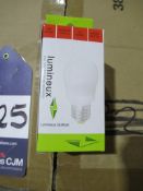 200 x Lumineux Golfball 9W ES Base Warm White OEM Trade Price £299