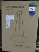 9 x LED Pendant Light 4000K 25W White 400mm OEM Trade Price £225