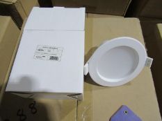 36 x LED 7.5W Commercial Downlight 4000K 4.5" White OEM Trade Price £580