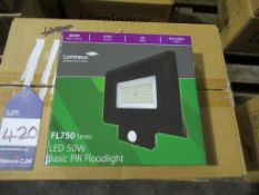 20 x LED 50W PIR Floodlight 4000K 220-240V OEM Trade Price £1180