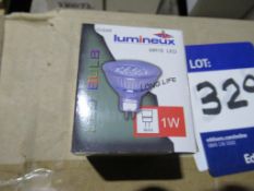 100 x Lumineux LED Yellow 1W GU5.3 MR 16 OEM Trade Price £399