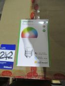 40 x TruSmart LED VOCOLinc L1 6 watt Bulb E27 Base Multi-Colour RGB IP67. Can be controlled