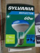 179 x Sylvania 60W Reflector E27 OEM Trade Price £1115