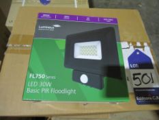 40 x Lumineux 30W LED Floodlight 220-240V 4000K OEM Trade Price £420