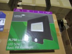 20 x LED 50W PIR Floodlight 4000K 220-240V Input OEM Trade Price £1180