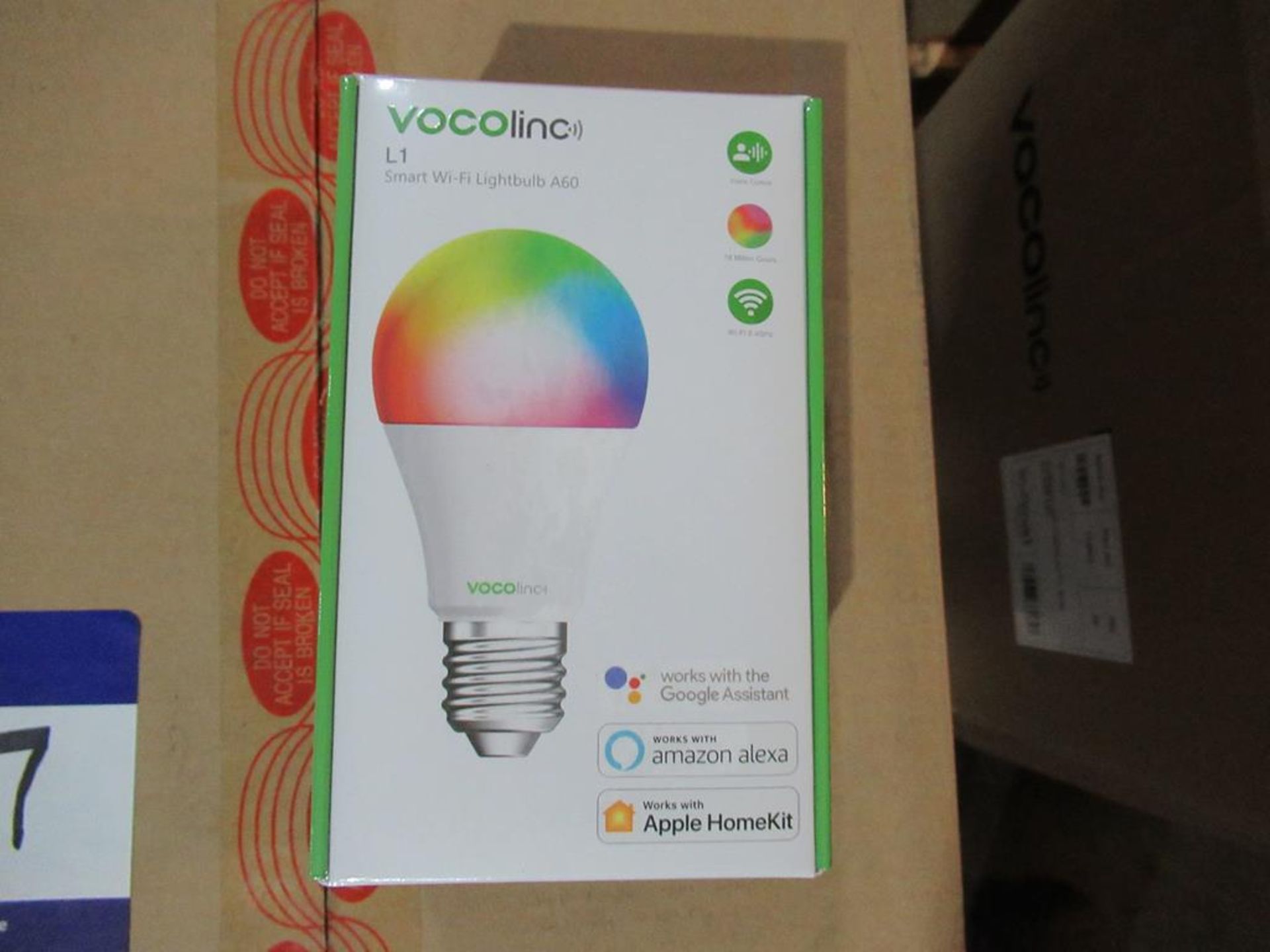 40 x TruSmart LED VOCOLinc L1 6 watt Bulb E27 Base Multi-Colour RGB IP67. Can be controlled