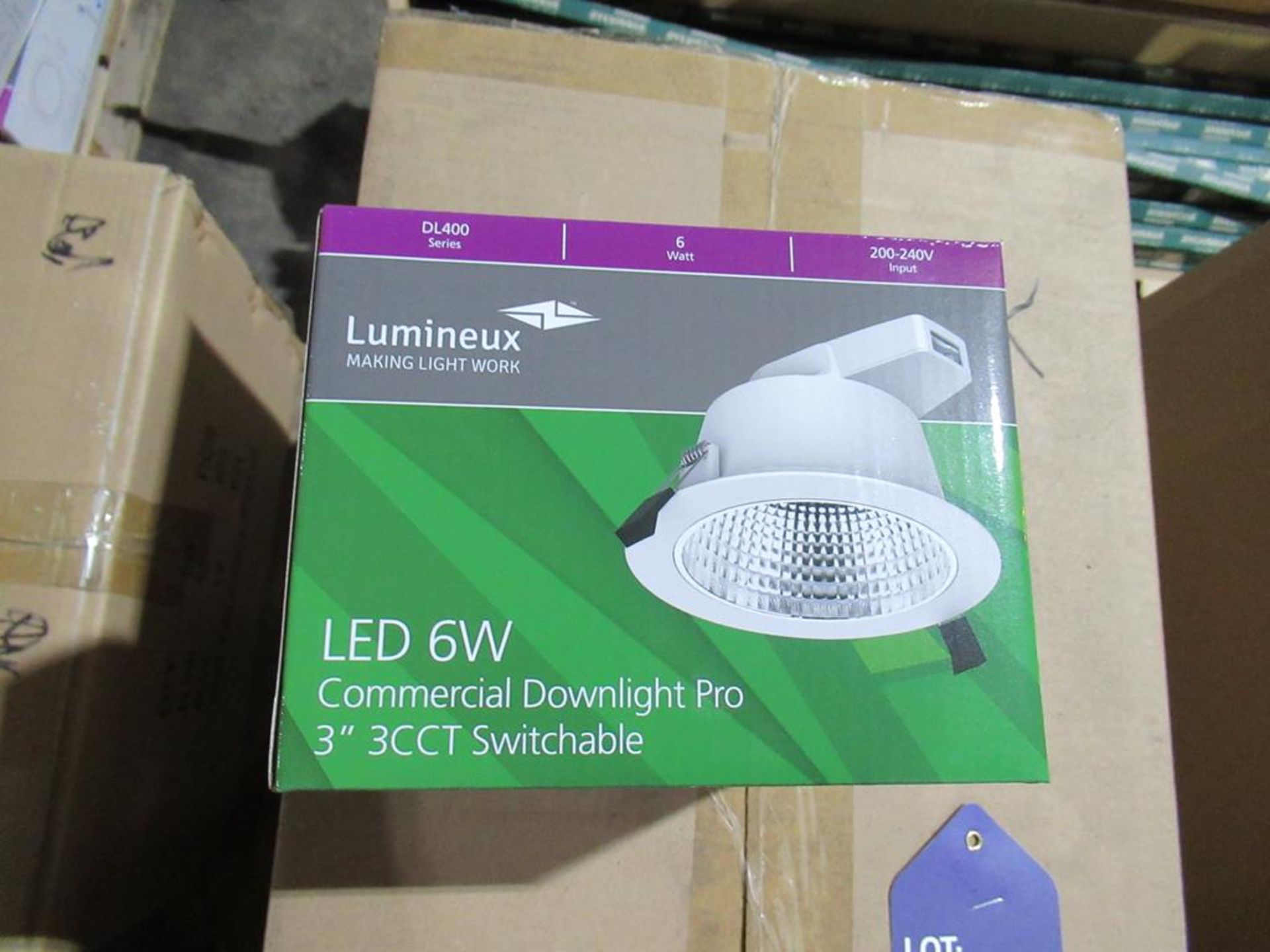 24 x Lumineux LED 6W Decorative Downlight Pro 3" 3CCT Switchable 200/240v OEM Trade Price £360