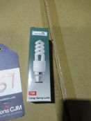 300 x Lumineux 7W Thumberlina B22 4200K 220-240V OEM Trade Price £740