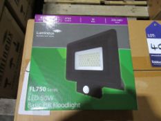 20 x LED 50W PIR Floodlight 4000K 220-240V OEM Trade Price £1180