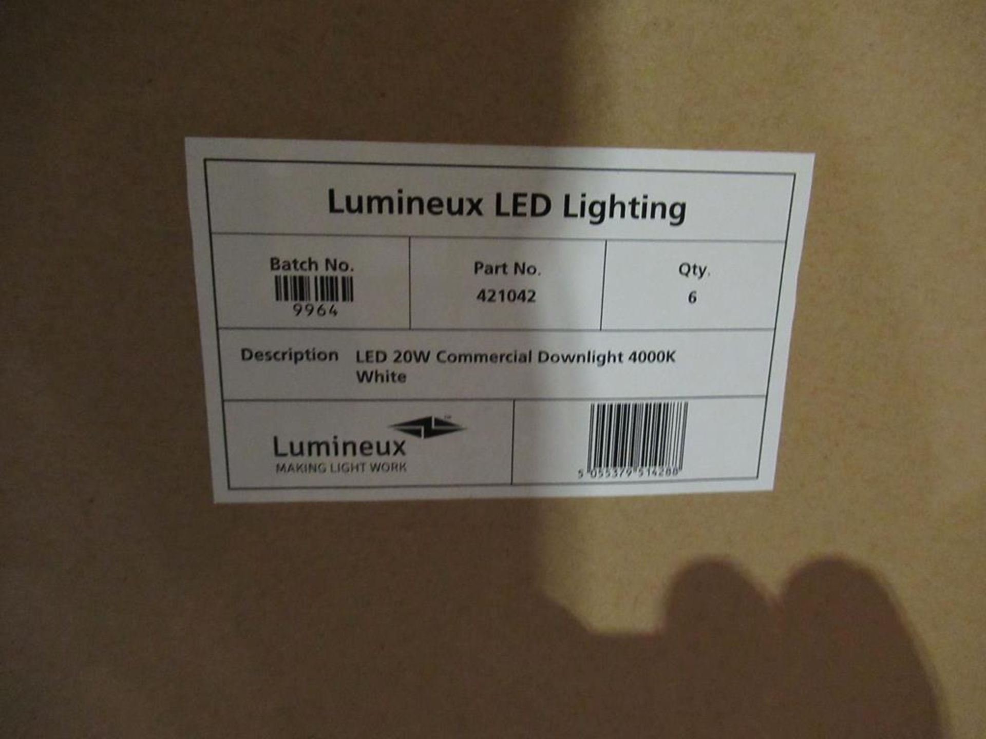 18 x LED 20W 10 inch dia Downlight 4000K White Trim OEM Trade Price £270 - Image 3 of 3
