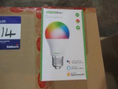 40 x TruSmart LED VOCOLinc L1 6 watt Bulb E27 Base Multi-Colour RGB IP67. Can be controlled