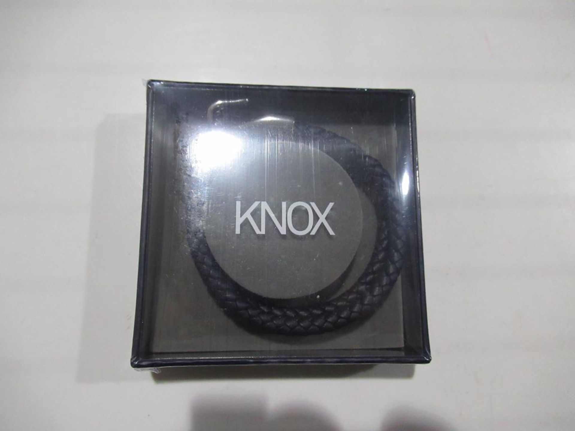 A box of Knox bracelets