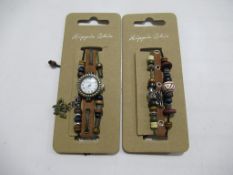 A box of Hippie Chic 'Boho' watches and bracelets - unopened (20 each) total approx RP £220