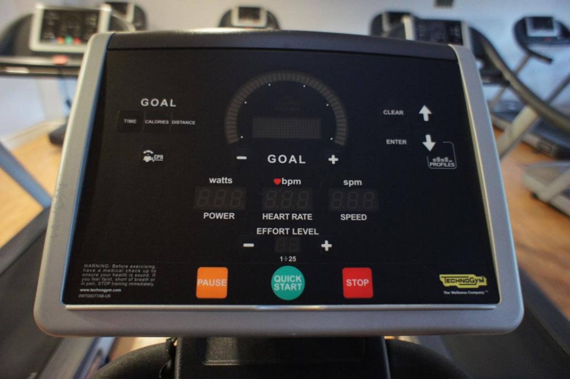 Technogym 500SP Cross Trainer, LED-DA524L - Image 3 of 3