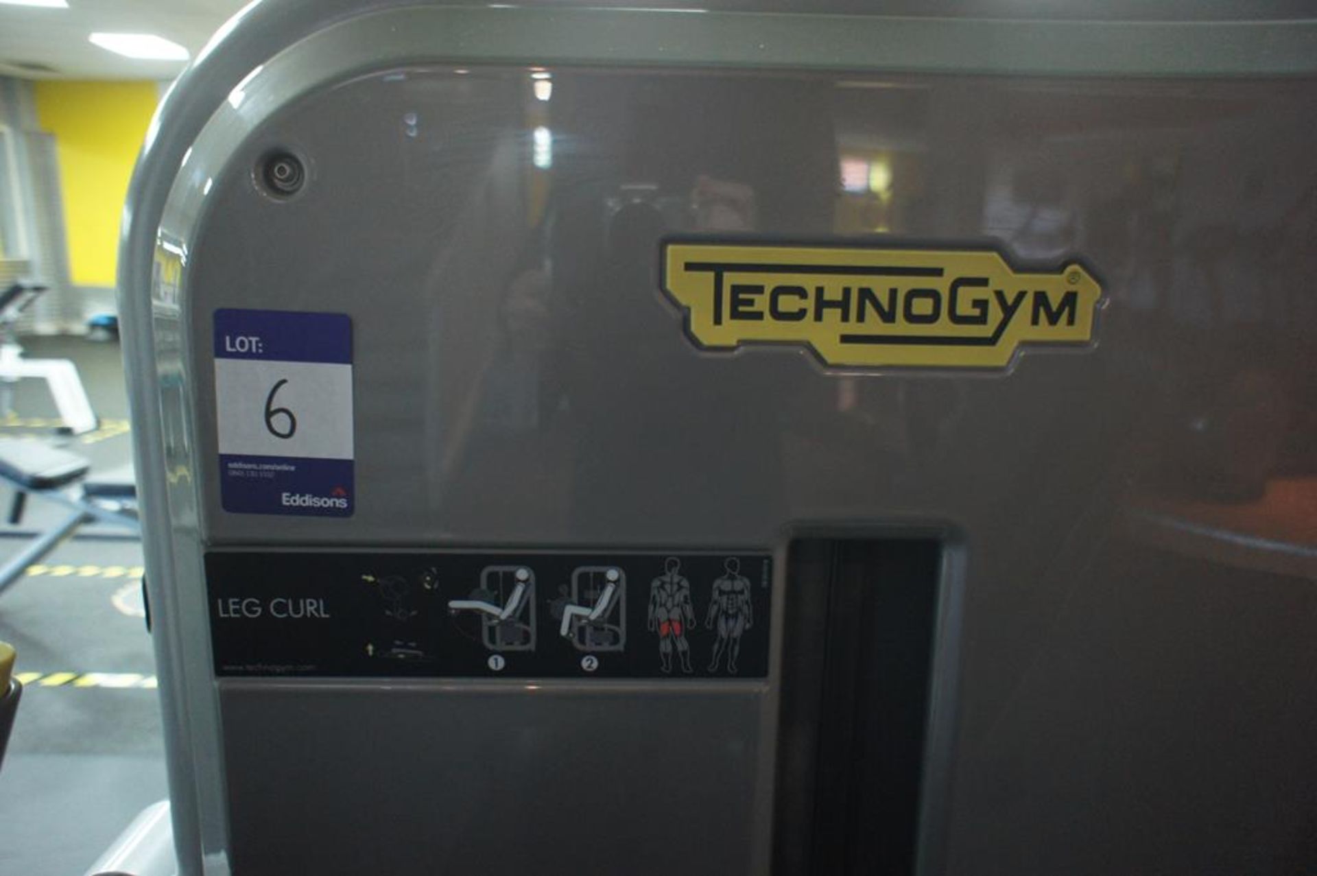 Technogym Leg Curl Machine - Image 3 of 3