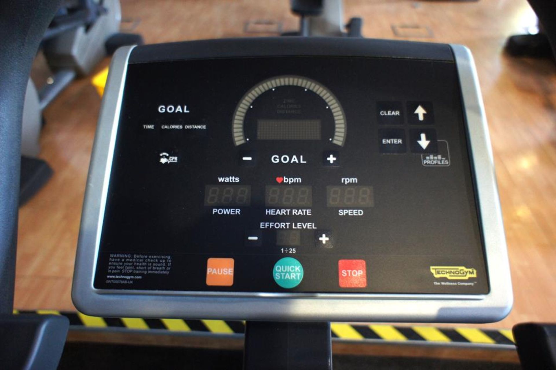 Technogym 500SP Exercise Bike, LED-DAC24L - Image 3 of 3