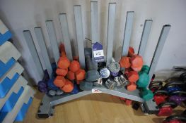 Steel Fabricated Free Weights Rack with various Du