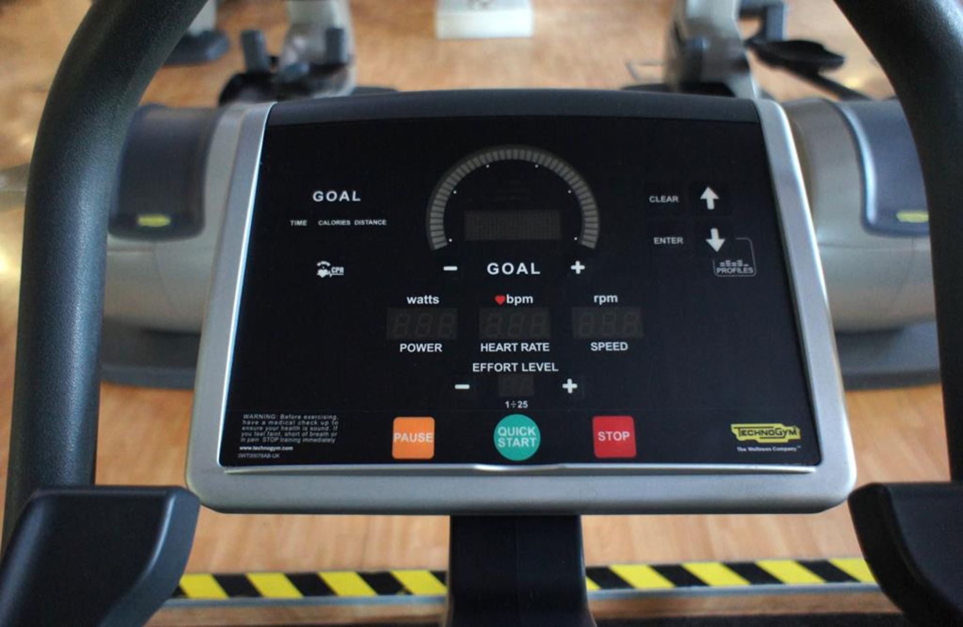 Technogym 500SP Exercise Bike, LED-DAC24L - Image 3 of 3