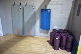 Qty of various Exercise mats