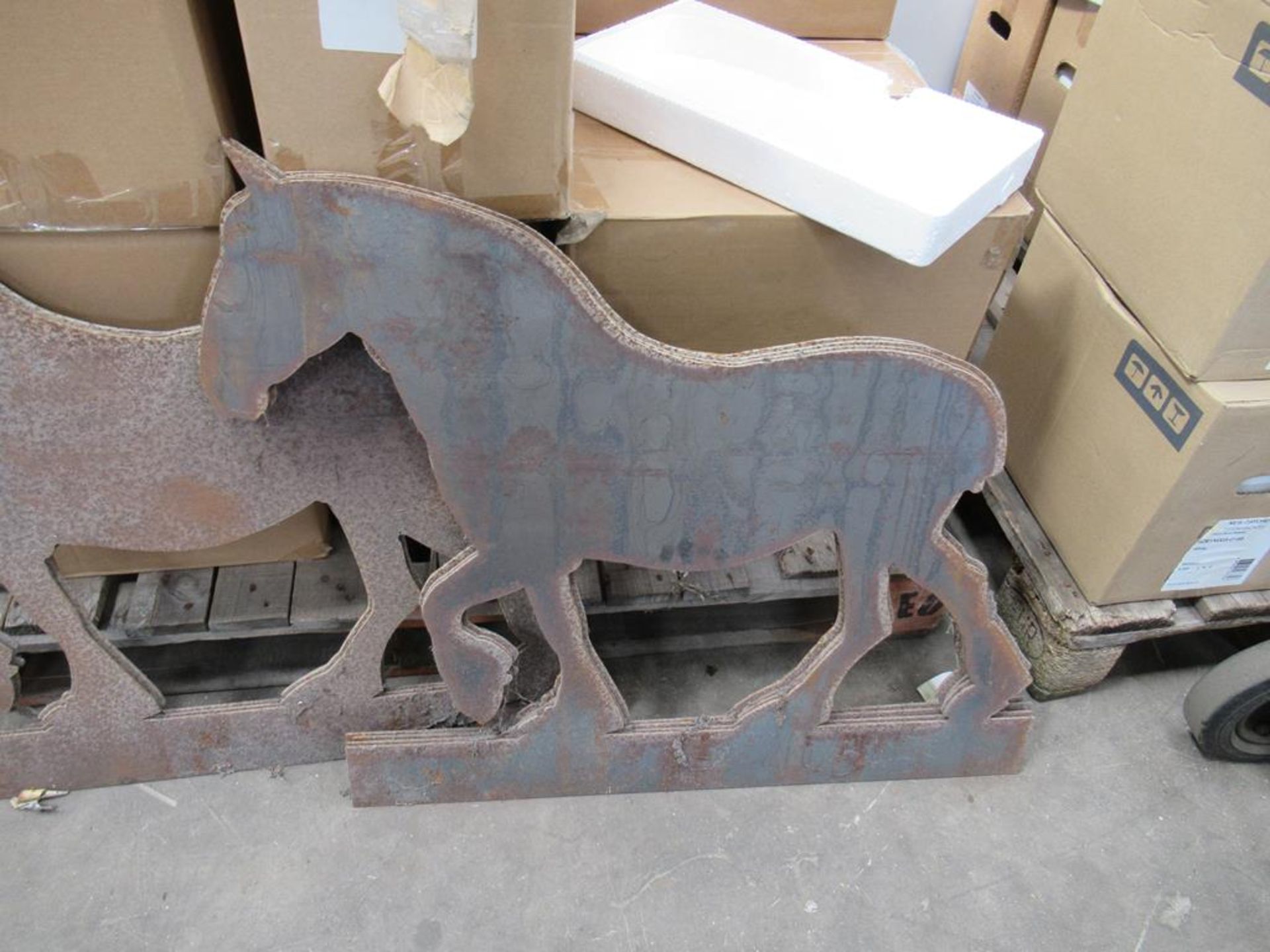 7 x Metal Horse Stencil Signs - Image 2 of 5