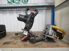 Evolution Compound Mitre Saw with Evolution Circular Saw- Spare/ Repairs