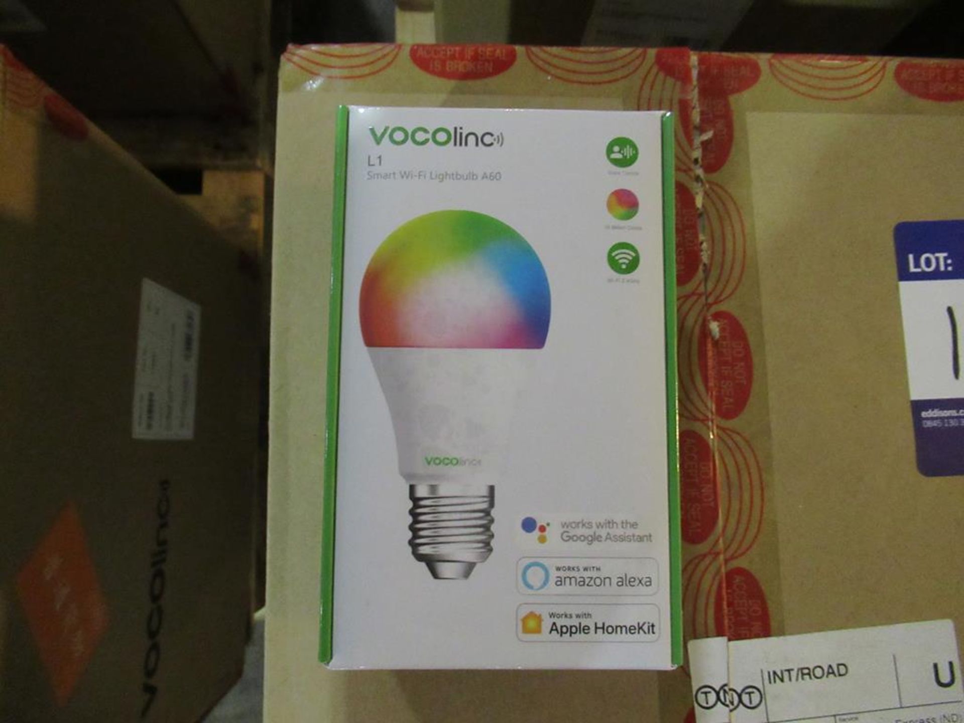 40 x TruSmart LED VOCOLinc L1 6 watt Bulb E27 Base Multi-Colour RGB IP67. Can be controlled