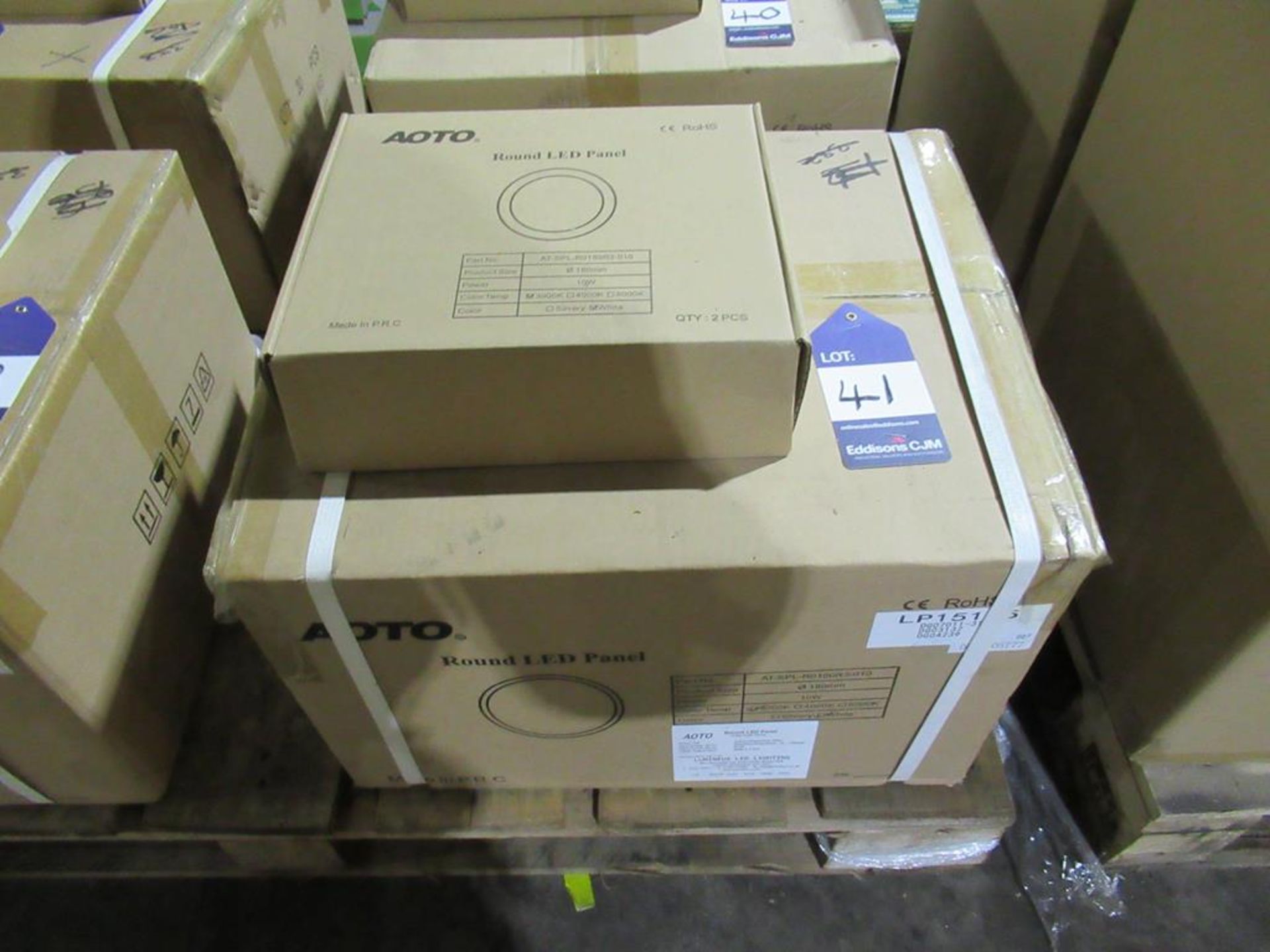 22 x Decorative Round LED Panel 10W 3000K White OEM Trade Price £295 - Image 3 of 4