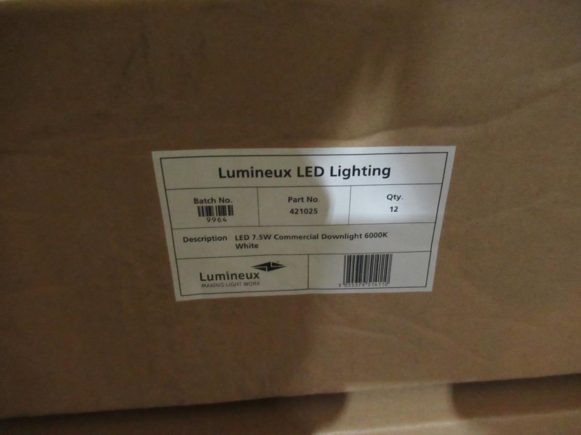 23 x LED 4.5 inch dia 7.5W Downlight 6000K White Trim OEM Trade Price £360 - Image 3 of 3
