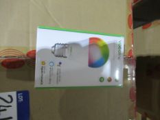 40 x TruSmart LED VOCOLinc L1 6 watt Bulb E27 Base Multi-Colour RGB IP67. Can be controlled