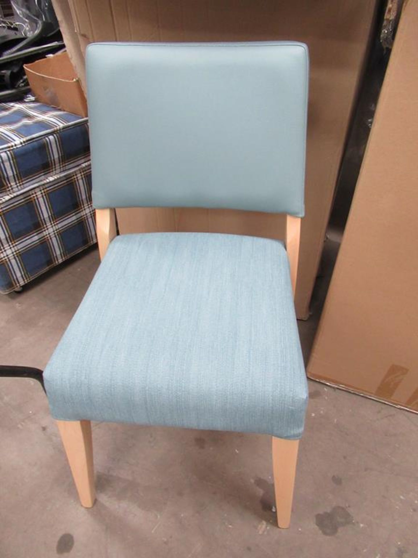 2 x Wooden Chairs, 2 Upholstered Chairs and a Barstool - Image 2 of 3