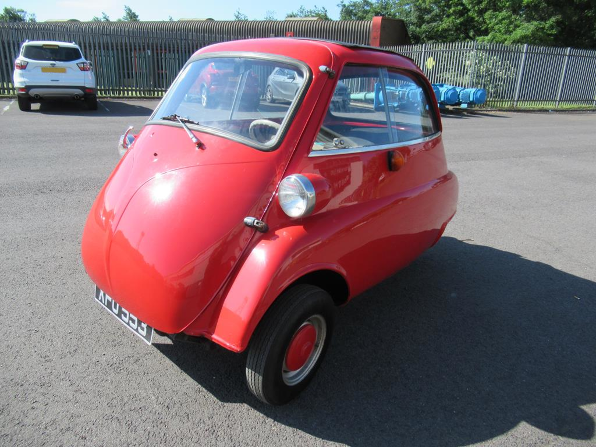 A 1960 Isetta 300 Bubble Car with Odometer Reading 9098 miles