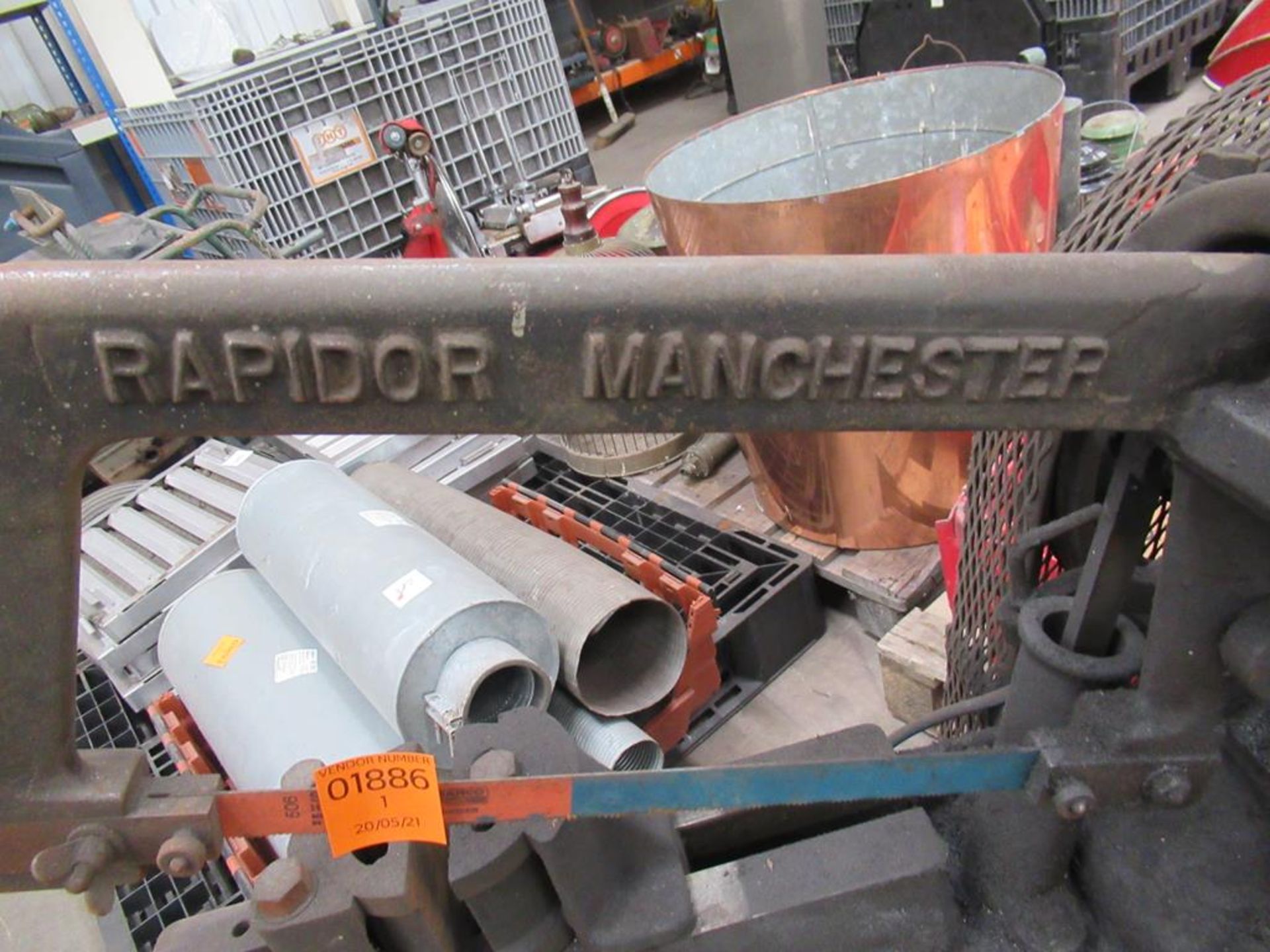 Manchester Rapidor 240V power hacksaw - Image 2 of 2