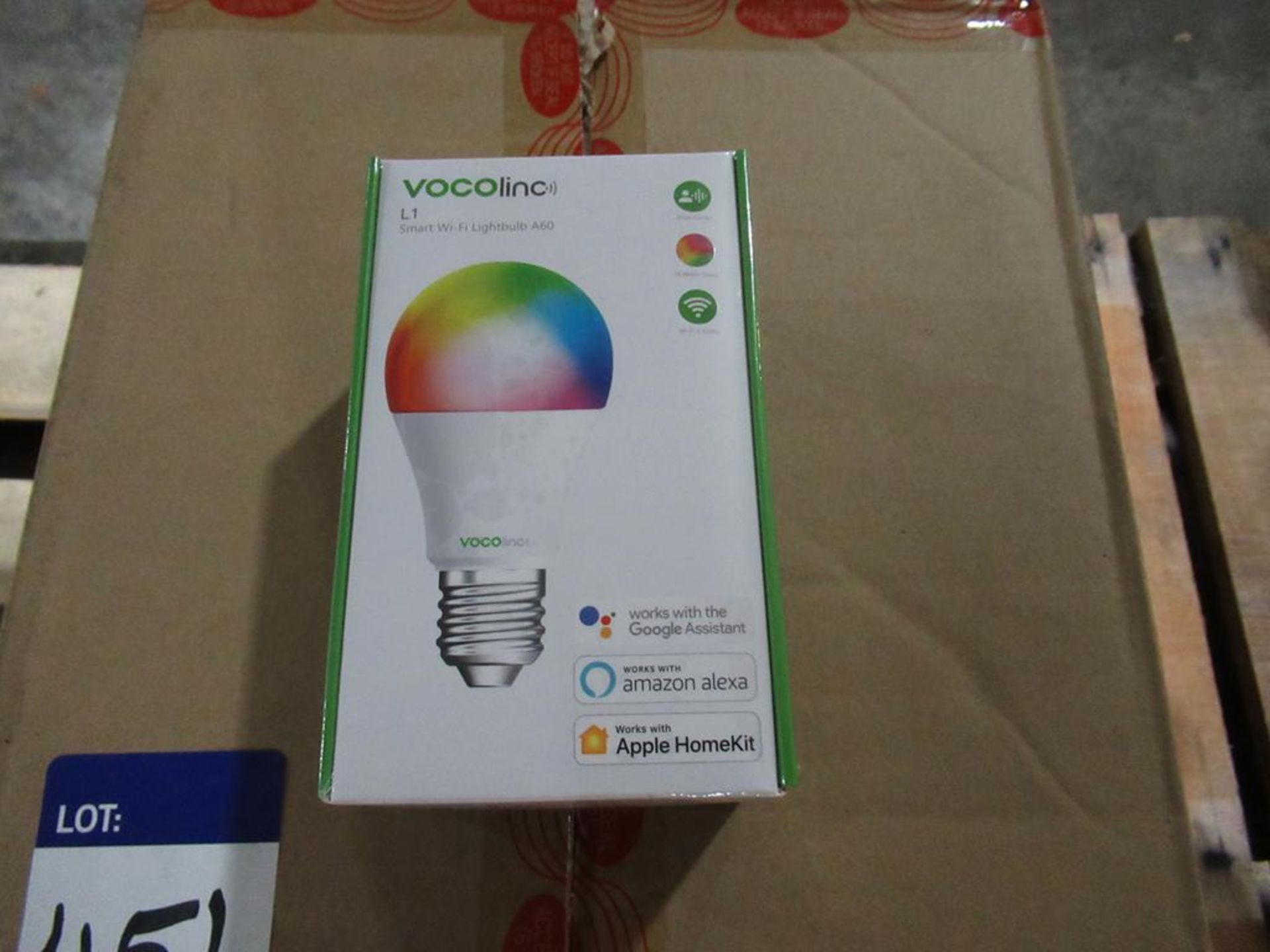 40 x TruSmart LED VOCOLinc L1 6 watt Bulb E27 Base Multi-Colour RGB IP67. Can be controlled