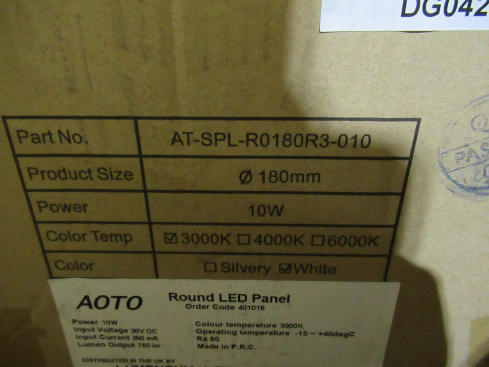 22 x Decorative Round LED Panel 10W 3000K White OEM Trade Price £295 - Image 4 of 4