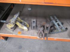 4 various Metal Stock Lifting Attachments