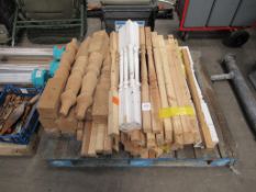 Qty of Various Stair Case/ Banister Components on Pallet