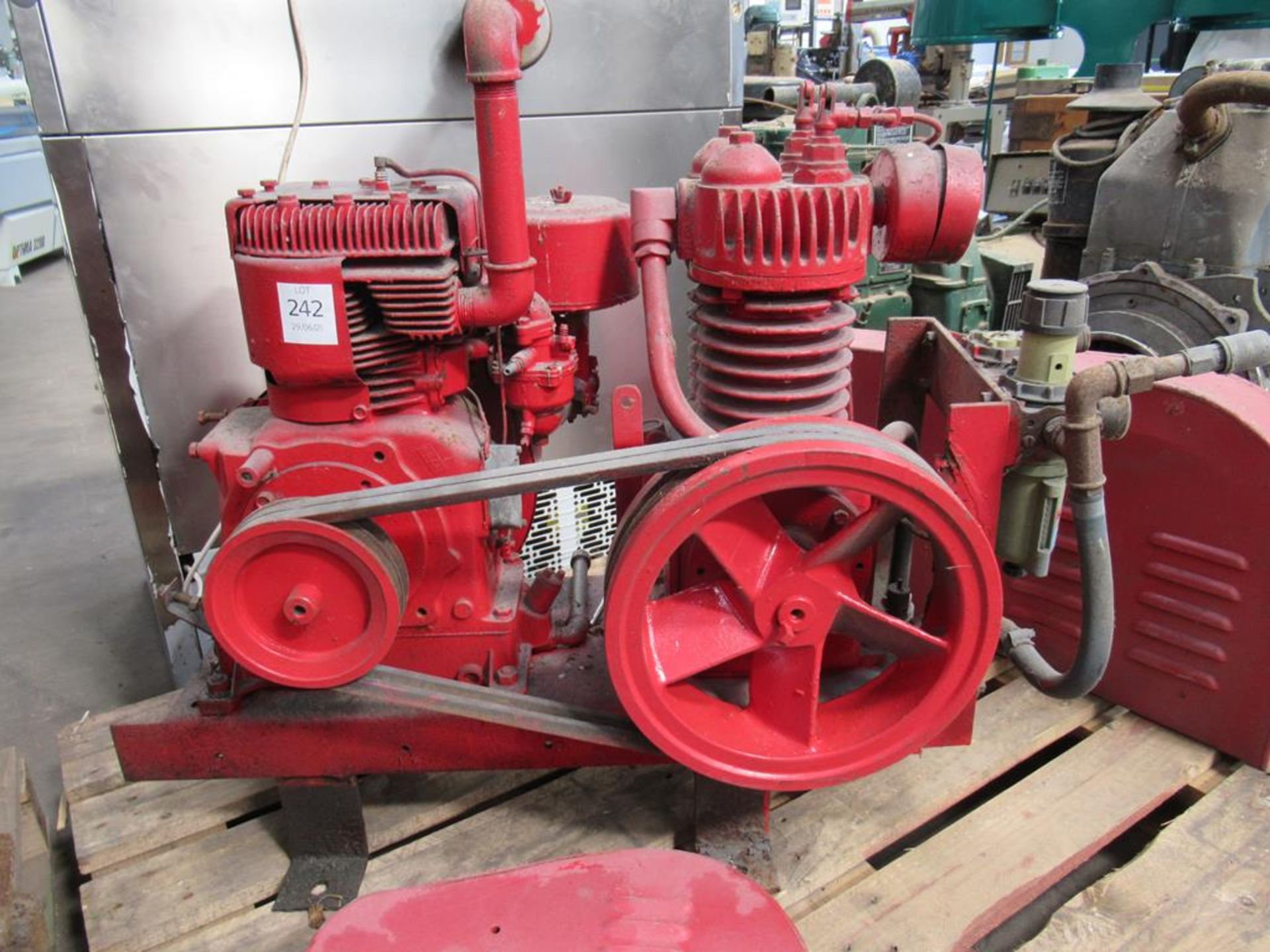 Vintage Sellark M/C N°D0721265 Air Compressor - Image 2 of 5