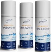 240 Cans of Snowden Sanitiser Spray 125ml. Please note this Lot is located in Leeds.