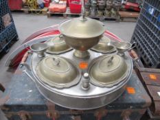 Double Handled Turreen and Bowl Server/ Warmer