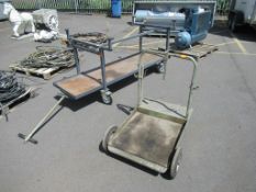 Car Transporting Trolley and Car Parts