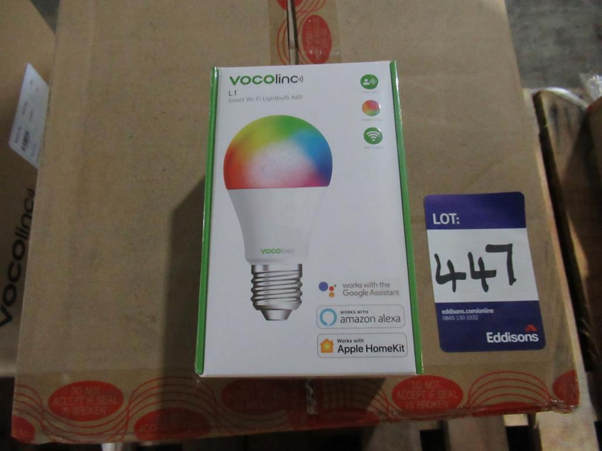 40 x TruSmart LED VOCOLinc L1 6 watt Bulb E27 Base Multi-Colour RGB IP67. Can be controlled