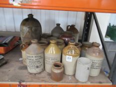 Large Selection of Earthenware/ Stoneware Jugs/ Bottles, Containers etc